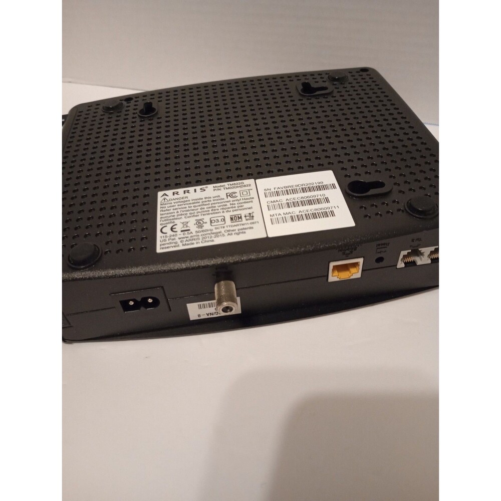 ARRIS TM822G TM02DHD822 Telephony Modem | Works Great